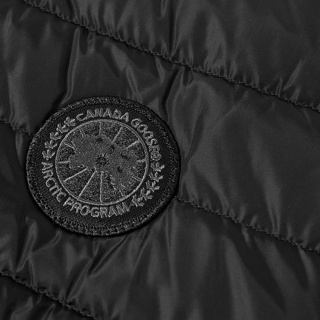 Canada Goose Men's Black Disc Hybridge Knit Vest